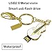 Produktbild Civetman 128GB Weiß Kristall Violine U-Scheibe USB-Stick Memory Stick mit Schmuck Oberfläche