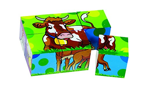 Eichhorn 100005481 – Eichhorn – Bilderwürfel Klein, 6 Motive, FSC 100%, - 3