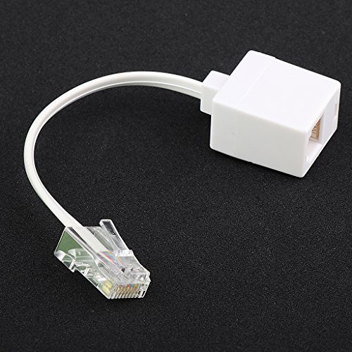 MagiDeal 1 Piece Telephone Phone Extension Cord Landline Flash Cable Line Jack RJ45 to RJ11, 245mm - Image 5
