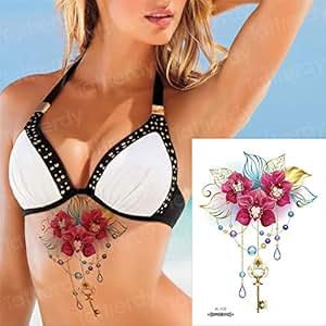 Tzxdbh 5pcs Géométrique Croquis De Tatouage Fleur Lotus