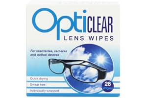 Opticlear Lens Wipes (Total 156 Wipes) by Opticlear