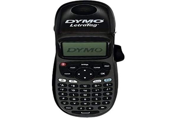 DYMO Letratag Black H Étiqueteuse Compatible avec Ruban LT 12 mm