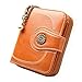 Produktbild Münzgeldbeutelfrauen-Ölleder-Handtascheweinlese-Wachsleder-Münzbeutelkarte, orange