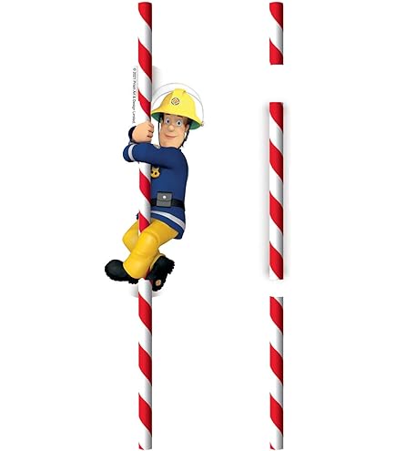 9 Pezzi Decorazioni Compleanno A Tema Vigili Del Fuoco - Camion, Caschi E Estintori - Foto 6