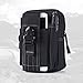 Produktbild RUHRBASIS Outdoor Hüfttasche | Gürteltasche | Climb Bag | Tasche | Bauchtasche | Handytasche | Waist Bag Wasserfest für Camping | Wandern | Sport | Reise | Klettern | Urlaub - schwarz