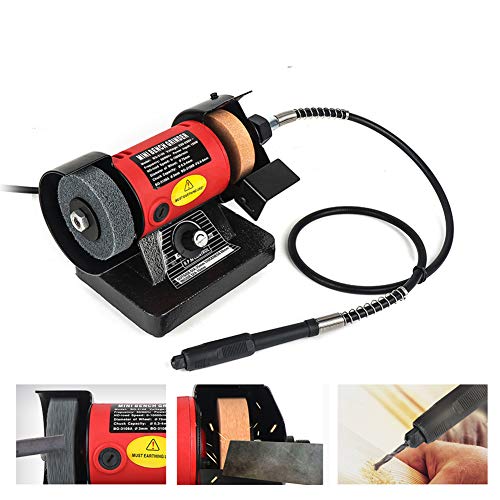 Banc Polyvalence Grinder, 220 V 150W Scie à table de meulage de polissage de coupe pour le bois Machines Grinder Outils électriques Métal
