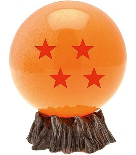 ESFERA DRAGON 4 ESTRELLAS 7.5 CMS DE DIAMETRO SON GOHAN DRAGON BALL DBZ