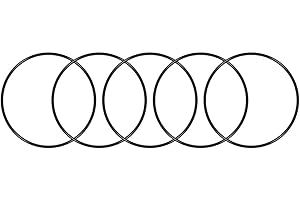SOURCING MAP Sourcingmap, O-Ring in gomma nitrilica, diametro interno 143 mm, diametro interno 150 mm, larghezza 3,5 mm, guarnizione rotonda 5 pezzi
