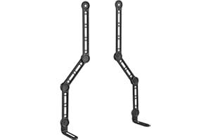 Maclean MC-335 Soporte Universal para Barra de Sonido hasta 15 kg | para Pantallas hasta 49" | Soporte de Altavoz Montaje en Pantalla Debajo o Encima | Brazos Ajustables | Compatible con VESA