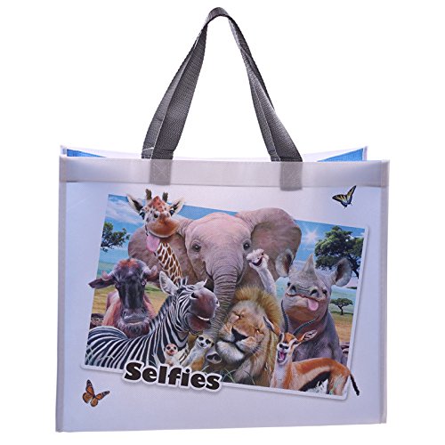 Borsa Shopping shopper Selfie Animali della Giungla