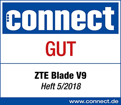ZTE Blade V9 Smartphone (14,5cm (5,7 Zoll) Display, 32 GB interner Speicher, Android) Schwarz