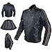 Produktbild A-Pro Lederjacke Motorradjacke Vintage CE Protektoren Einstellbar 2X