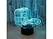 Produktbild AGOPO Dekoration Licht 3D Truck LED Licht Figur Illusion 7 Farbwechsel Smart Touch USB Tisch Schreibtischlampen Lampe