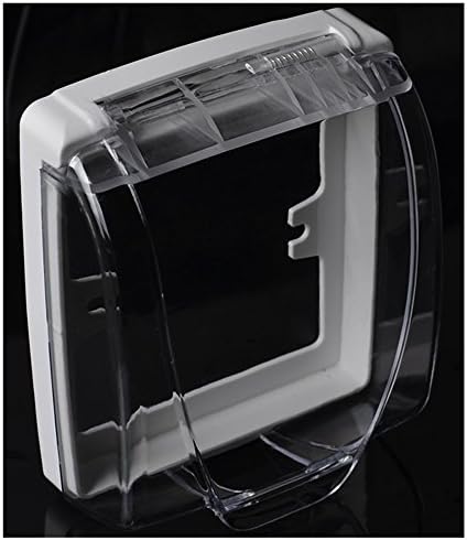 Union Tesco Switch Waterproof Box,Socket Waterproof Cover,Transparent Color,Pack of 2