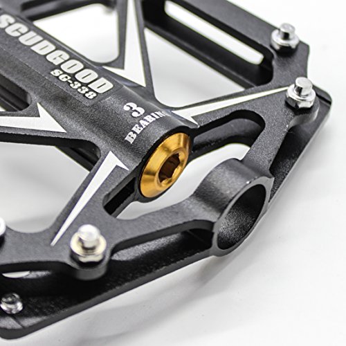 Wily Ultra-light Aluminium Fahrrad Pedale Antirutschpedale MTB / Mountainbike Pedal / BMX Pedal / Abgedichtetes Lager+Cr-Mo Achse - 6