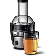 Philips Viva Collection Juicer with Quick Clean Technology, X-Large Feeding Tube, 2 Litre, 800 W - Brushed Aluminium - HR1867