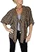 ICE (7455-3) Chunky Soft Hair Knit Tie Front Cardigan Brown (SM)