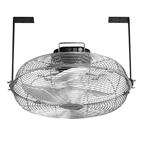 TROTEC Bodenventilator / Windmaschine TVM 14 | 70 Watt Leistung | Durchmesser 35 cm | 3 Geschwindigkeitsstufen | Chrom-Design | inkl. Tragegriff - 5