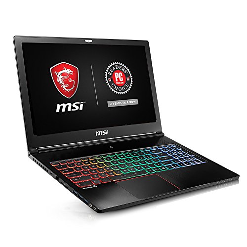 MSI Gs63Vr Stealth Pro-078 15 6  120Hz 3Ms Ultra Thin And Light Gaming Laptop I7-7700Hq Gtx 1070 8G 16Gb 256Gb Ssd   1Tb  Aluminum Black