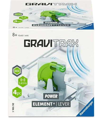 Rieles En Zigzag Trackscreations Para Gravitrax | Tubo De 3 Piezas, Compatible Con Gravitrax Pro Y