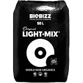 GROWMANIA Substrate Light Mix by BioBizz 50 L | Fertilizer for Plants and Crops | Nutritive Fertilizer