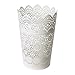 Produktbild IKEA SKURAR Kerzenschale – Laterne für Kerze, Block, wei– 22 cm