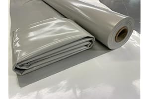 FULCOLINE LKW Plane/PVC-Plane 600 g/m² - 3,20 m Meterware Hellgrau RAL 7035 Schutzplane Gewebeplane Abdeckplane, hochwertig, robust, reißfest. (Hellgrau RAL 7035, 3,20 m x 14,00 m)