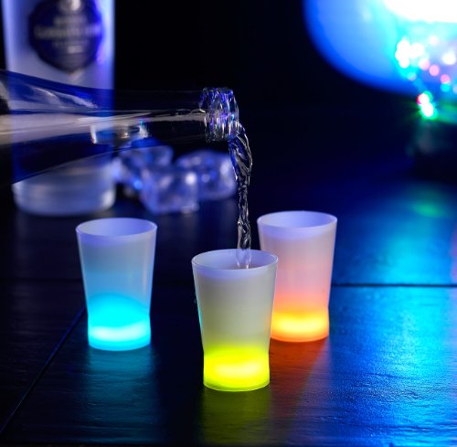 Becher leuchtenden von shottino Neon Glow Party – 3 Stück - 2