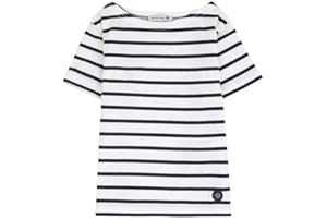 Armor Lux Marinière col Rond en Coton léger Kids