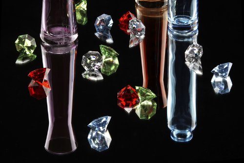 Deko – Diamanten. Größe ca 32 mm. 10 Stück. Farbe: Farblos NATUR - 3