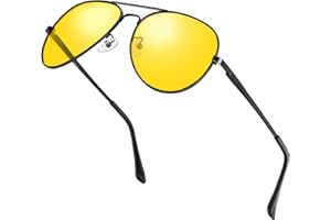 ANYLUV Pilot Sunglasses Mens, Polarised Sunglasses Men Women Classic Black Shades Metal Frame with UV Protection