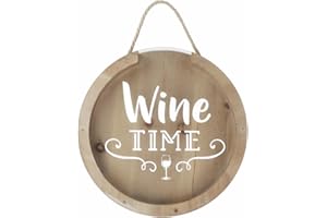 Fosinz Wine Cork Holder Shadow Box,Wine Lovers Cork Cap Collector Collection Shadow Box Frame,Wood Cork Holder Wine Decor For Home Kitchen and Bar (Round, 30 x 30 cm)