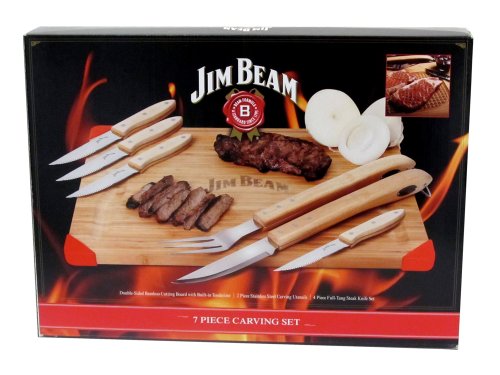 Jim Beam Grillbesteck / Grillzubehör Schneideset, 7 tlg. - 2