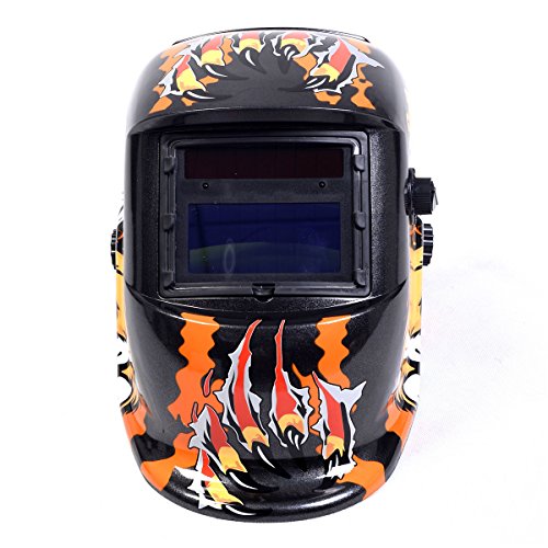 Automatik Schweißmaske Solar Schweißhelm Schweißschirm Schweißschild 7 Farbewahl (Modell 4) - 5