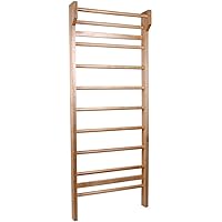 SportPlus Scala da Ginnastica, Spalliera Svedese da 10 Sbarre, 195 x 80 x 14 cm, Peso Max. 100 kg