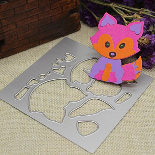 Stanzschablone Scrapbooking, FNKDOR Schablonen Embossing Machine Schneiden Stanzformen, auf Sizzix big shot / Cuttlebug / und andere Stanzmaschine anwenden (N)