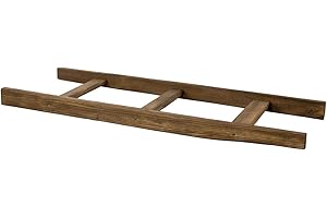 VINTAGE MÖBEL 24 GMBH Originale Altländer Holzleiter 100cm Dekoleiter Handtuchhalter Kleiderständer Einfachleiter Handtuchleiter Vintage Rustikal Antik Kirschernte Altes Land Altländer Leiter Retro