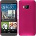 Produktbild PhoneNatic Case für HTC One M9 Hülle pink gummiert Hard-case + 2 Schutzfolien