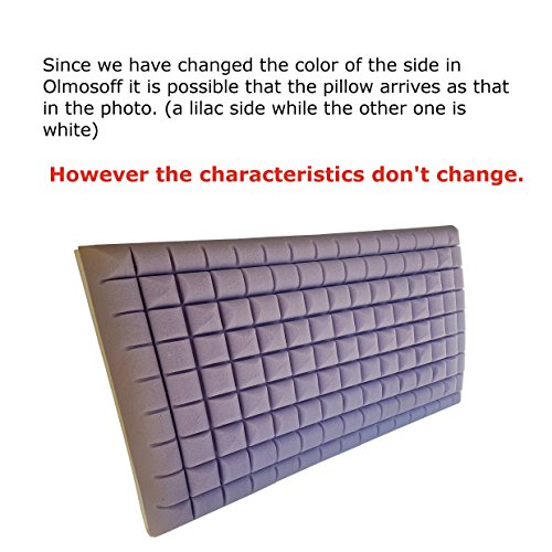 NEU Kissen, Kopfkissen VENIXSOFT Wolke, 70cm x 40cm x 13cm Dual-Use einer Seite Memory-Schaum und einer Seiten Olmosoff, mit atmungsaktivem Futter natürliche Viskose abnehmbar und waschbar, in Italien hergestellt, Made in Italy - 3