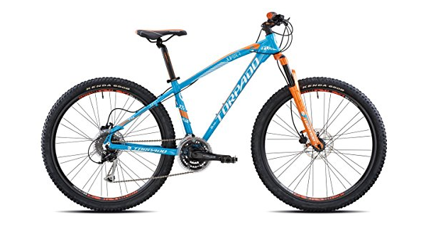 TORPADO Bici MTB Saturn 27,5'' Alu 3x8v Disco Taglia 44 Azzurro (MTB  Ammortizzate) / Bicycle MTB Saturn 27,5'' Alu 3x8s Disc Size 40 Blue (MTB  Front Suspension) : Amazon.it: Sport e tempo libero