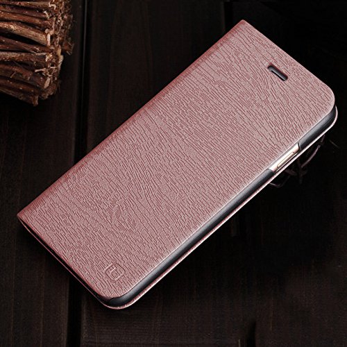 Apple iphone 7 Plus PU Ledertasche Flip Slim Smart case cover mit Karte Steckplatz (iphone 7 Plus 5,5", Rose Gold)