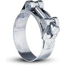 4 Stück Gelenkbolzenschellen Edelstahl 44-47mm - Einstellbare Rohrschellen Für Schläuche & Auspuff