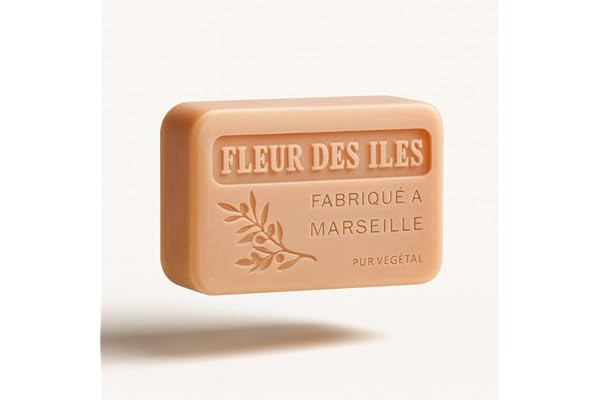 Savons de Provence Fabriqué à Marseille - Multi senteurs - enrichi beurre de karité BIO (Fleur des iles*)