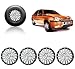 Auto Pearl - Premium Quality Car Full Wheel Cover Caps Silver and Black 13 Inches For - Ford Ikon RS.1299.00