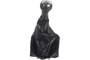 EVGATSAUTO 5 prędkość gałka zmiany biegów do samochodu osłona zmiany biegów zestaw rozruchowy pasuje do 207/307/406 instrukcja/automatyczna zmiana biegów osłona buta wymiana