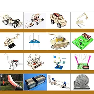 FidgetGear Primary School Lab Stem Set DIY Invention Make Children Education Toy Elementary School Set Four