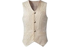 STRICKJACKE DAMEN DASONGFF Dasongff Chaleco gótico medieval para hombre Sakko Vintage Frack chaqueta retro gótica Victoriana steampunk Coat uniforme fiesta disfraz vampiro cosplay disfraz victoriano chaleco victoriano