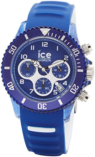 Ice-Watch - ICE aqua Marine - Men's wristwatch with silicon strap - Chrono - 012734 (Large)