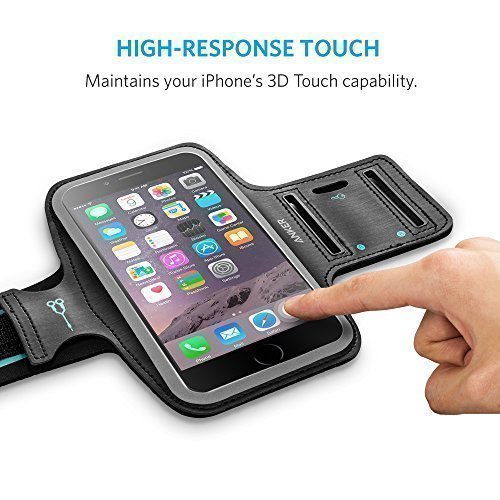 Anker Sport Armband fÃ¼r Apple iPhone 6s / iPhone 6 (4,7 Zoll) HÃ¼lle Tasche mit KopfhÃ¶reranschluss und SchlÃ¼sselfach sowie 2 anpassbare Klettstreifen; Sizename: 4.7 Zoll
