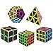 Produktbild COOJA Zauberwürfel 2x2 3x3 4x4 Pyraminx Megaminx, Cube Würfel Magic Speed Cube Spielzeug für Kinder